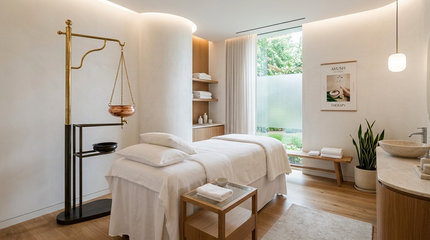 Sanitized Panchkarma & Therapy Suites